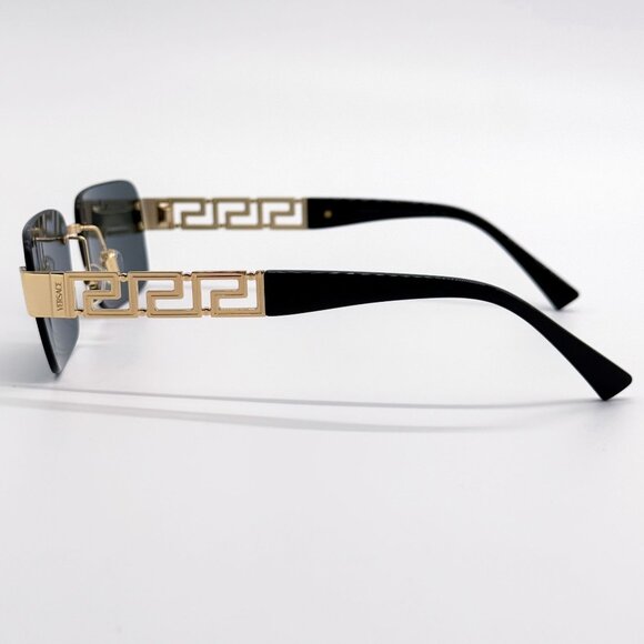 NEW VERSACE SUNGLASSES VE2298 1002/87 GOLD/GRAY WOMEN EYEWEAR VE2298 100287 main image 10